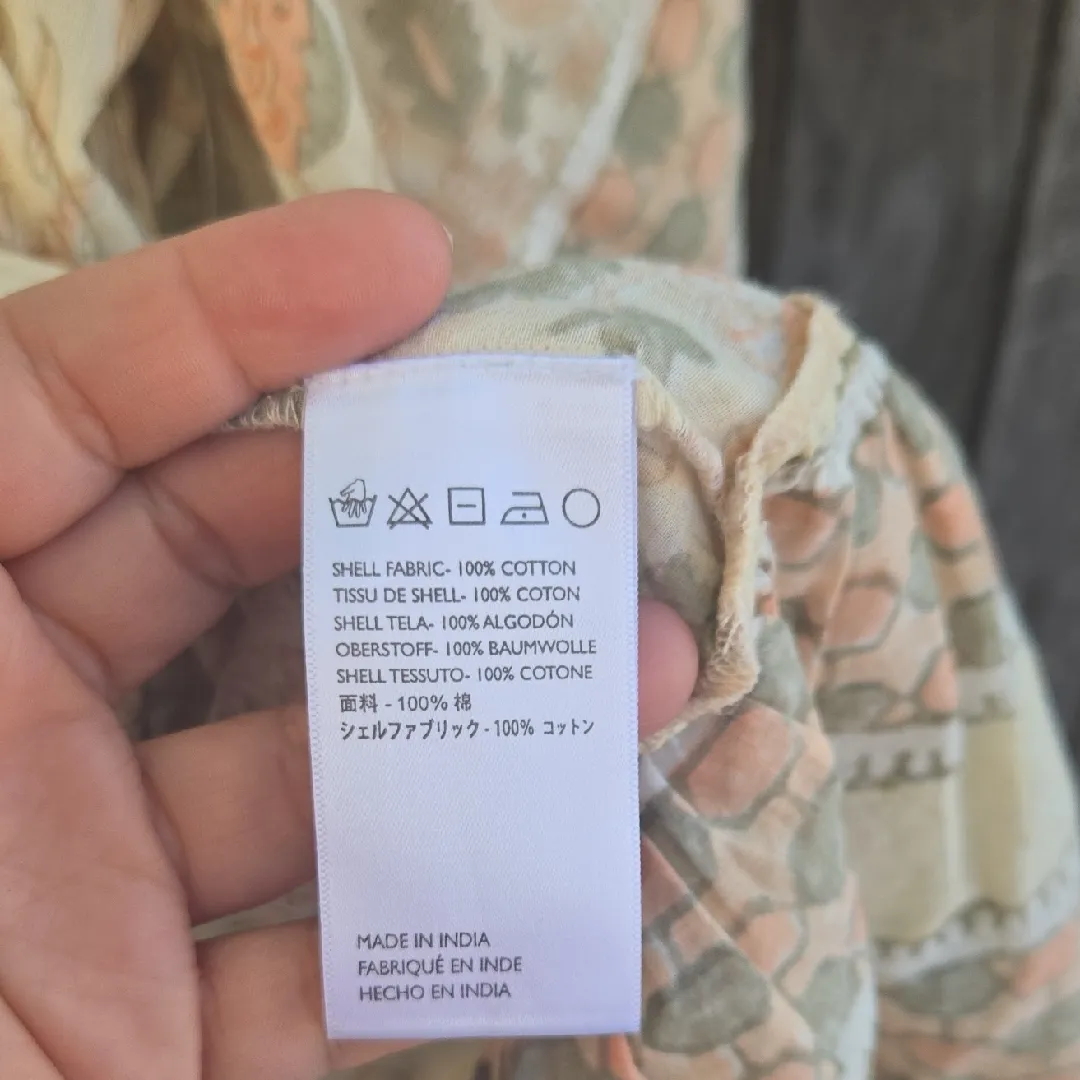 Cleobella Floral Cream Dress - Image 9