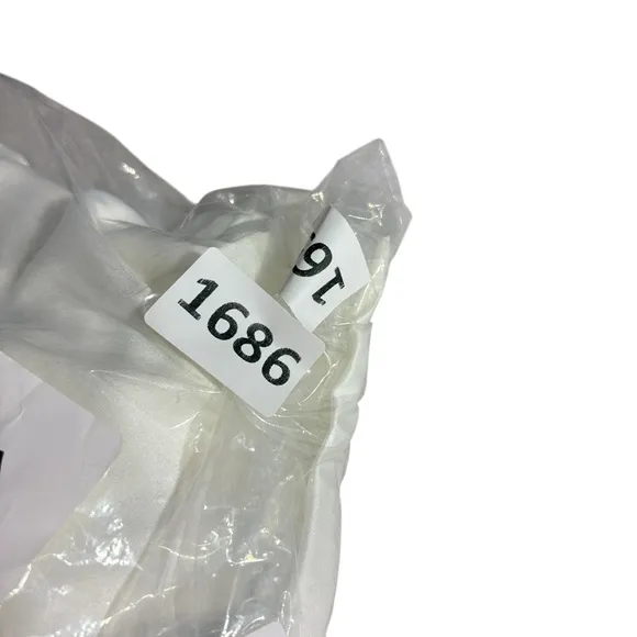 FLORA NIKROOZ $90 Angelique Lace Trim Charmeuse Robe M L‎ - Image 7