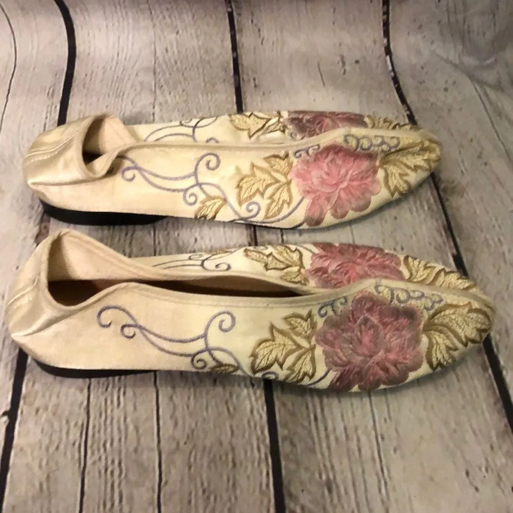 Korean Embroidered House Slippers 24CM Pink Size undefined - Image 4