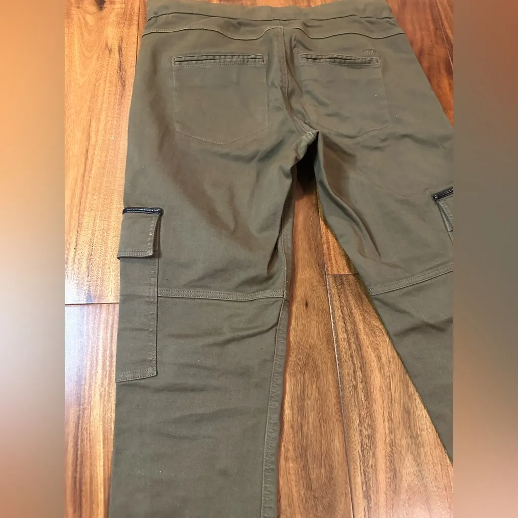 ZARA Z1975 Olive Green Khaki Cargo Skinny Pants - Special Edition - Image 10