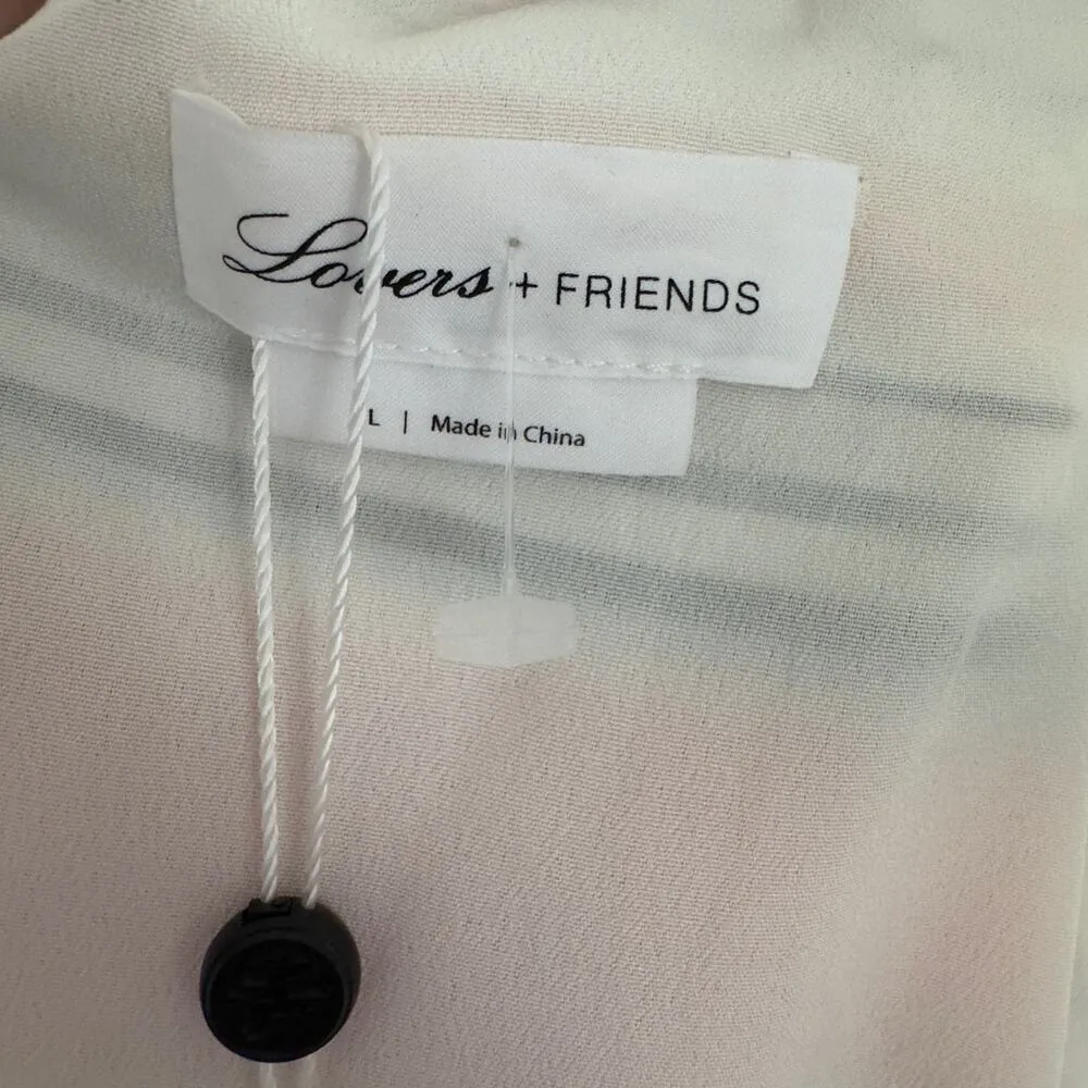 Lovers + Friends Pippa Dress in Aruba Stripe Mini One Shoulder Revolve Ruffle L - Image 8