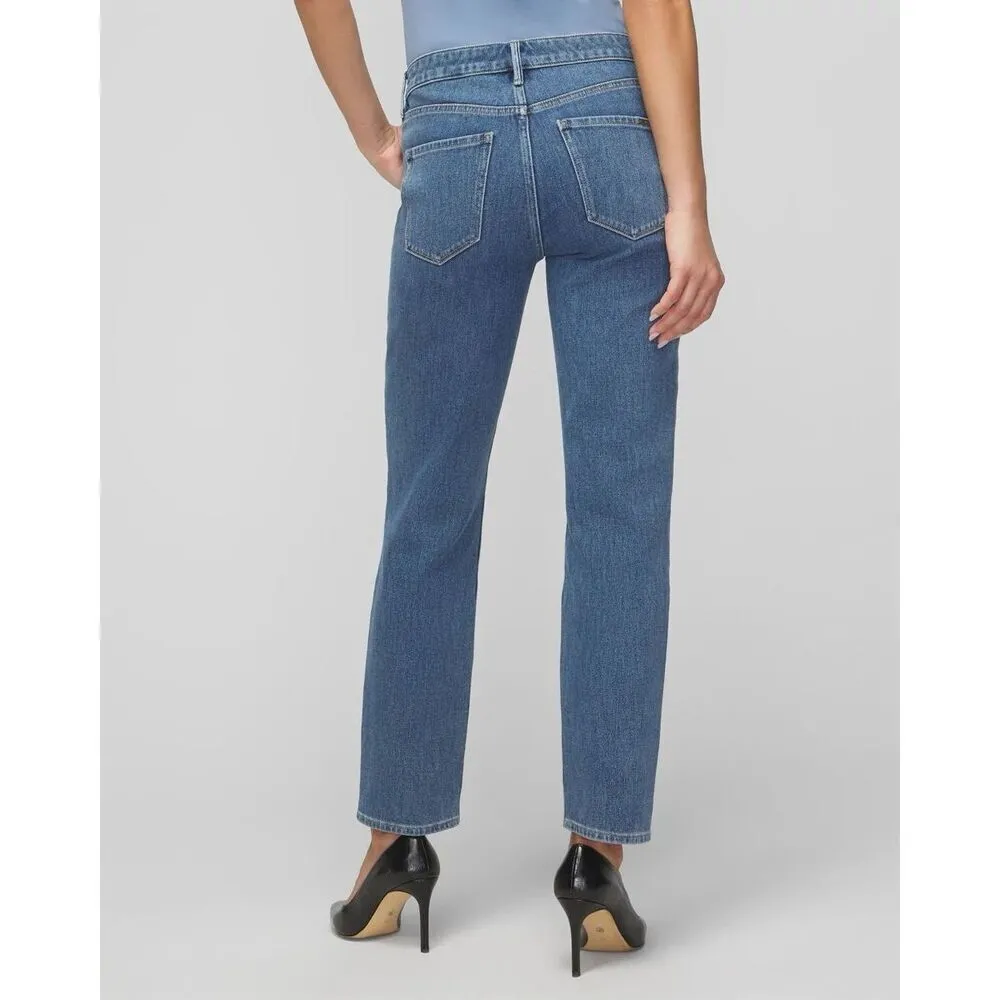 White House Black Market High-Rise Cargo Straight Jean - Image 2