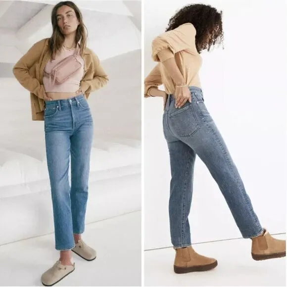 NEW Madewell The Perfect Vintage Jean in Belbury Wash: TENCEL, 24‎ - Image 3