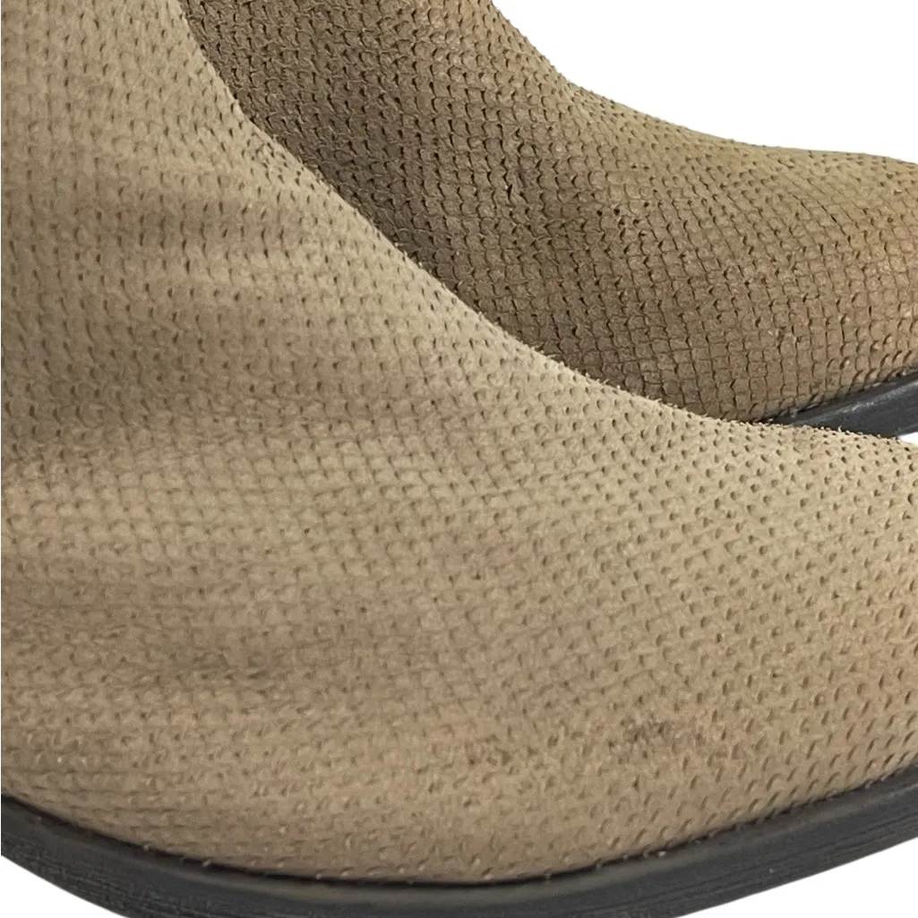 OTBT Compass Booties Size 6.5 | Taupe Leather Western Boho Ankle Boots - Image 5