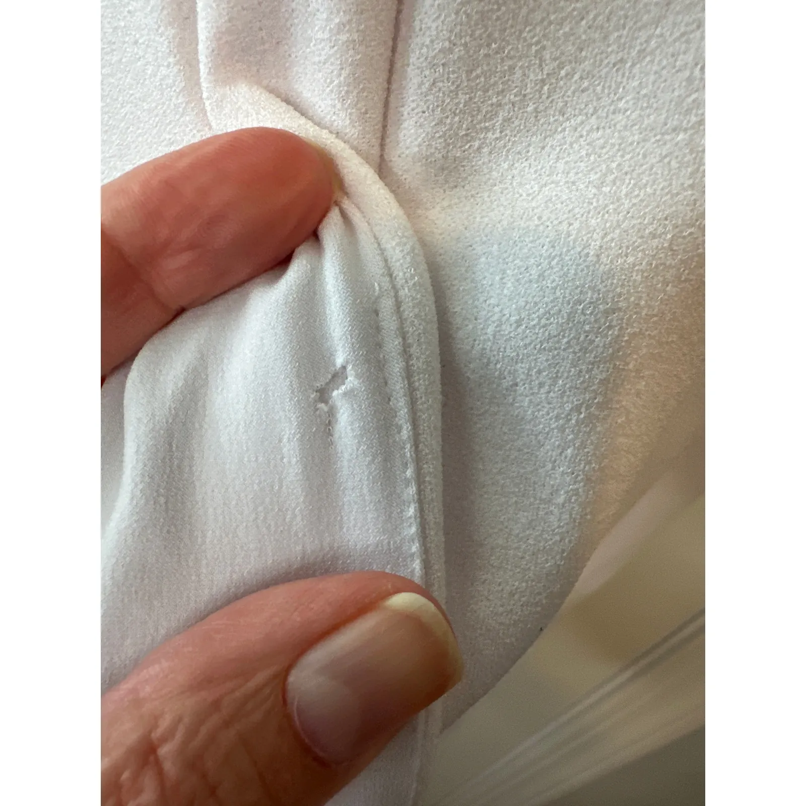 NWT Nookie Neptune White Off-Shoulder Mermaid Gown Size L Prom Bridal - Image 8