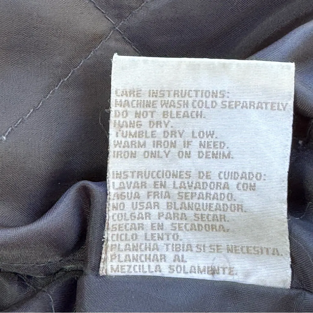 Y2K Mudd Faux Fur Trim Vintage Denim Jacket Size Medium - Image 10