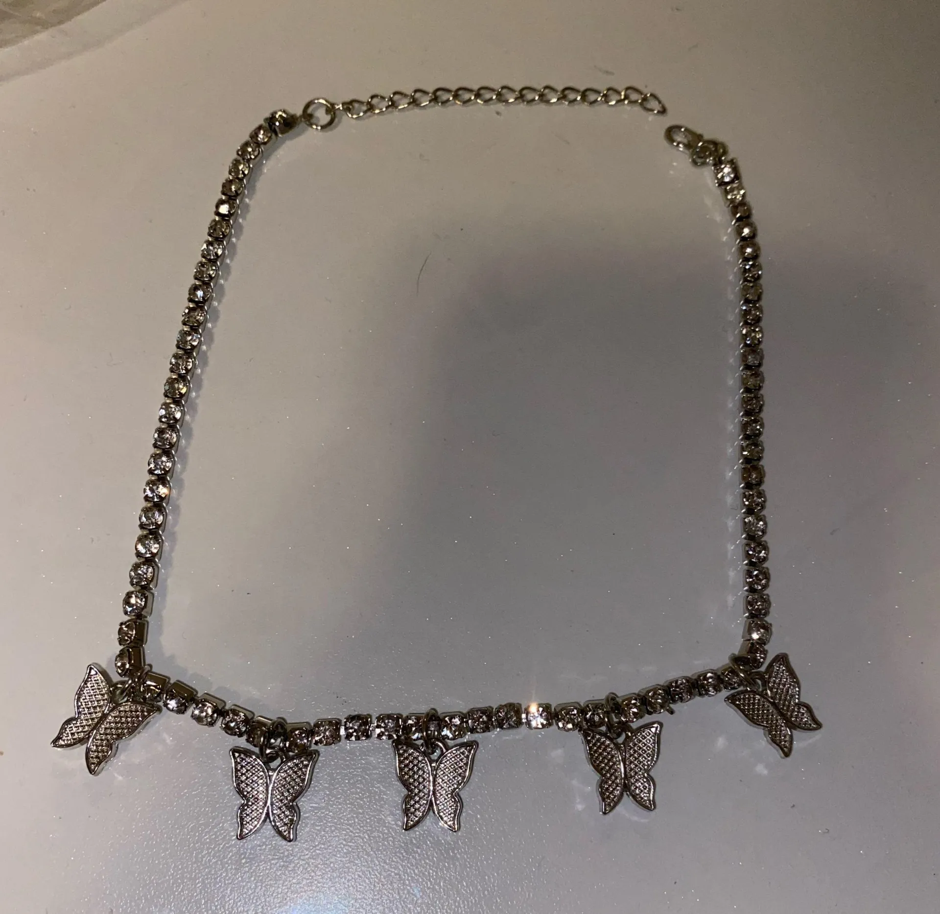 Boutique Silver butterfly necklace - Image 2