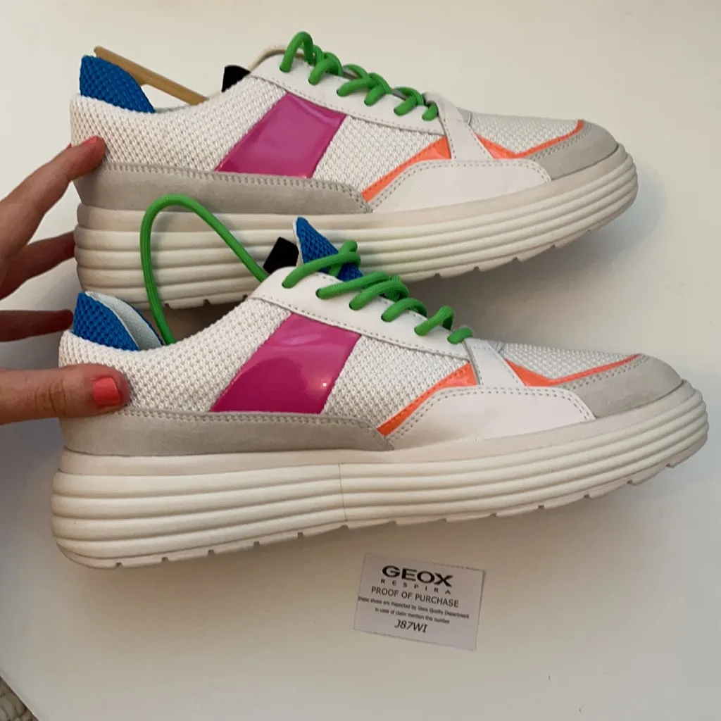 GEOX Phaolae sneakers White Size 6 - Image 3