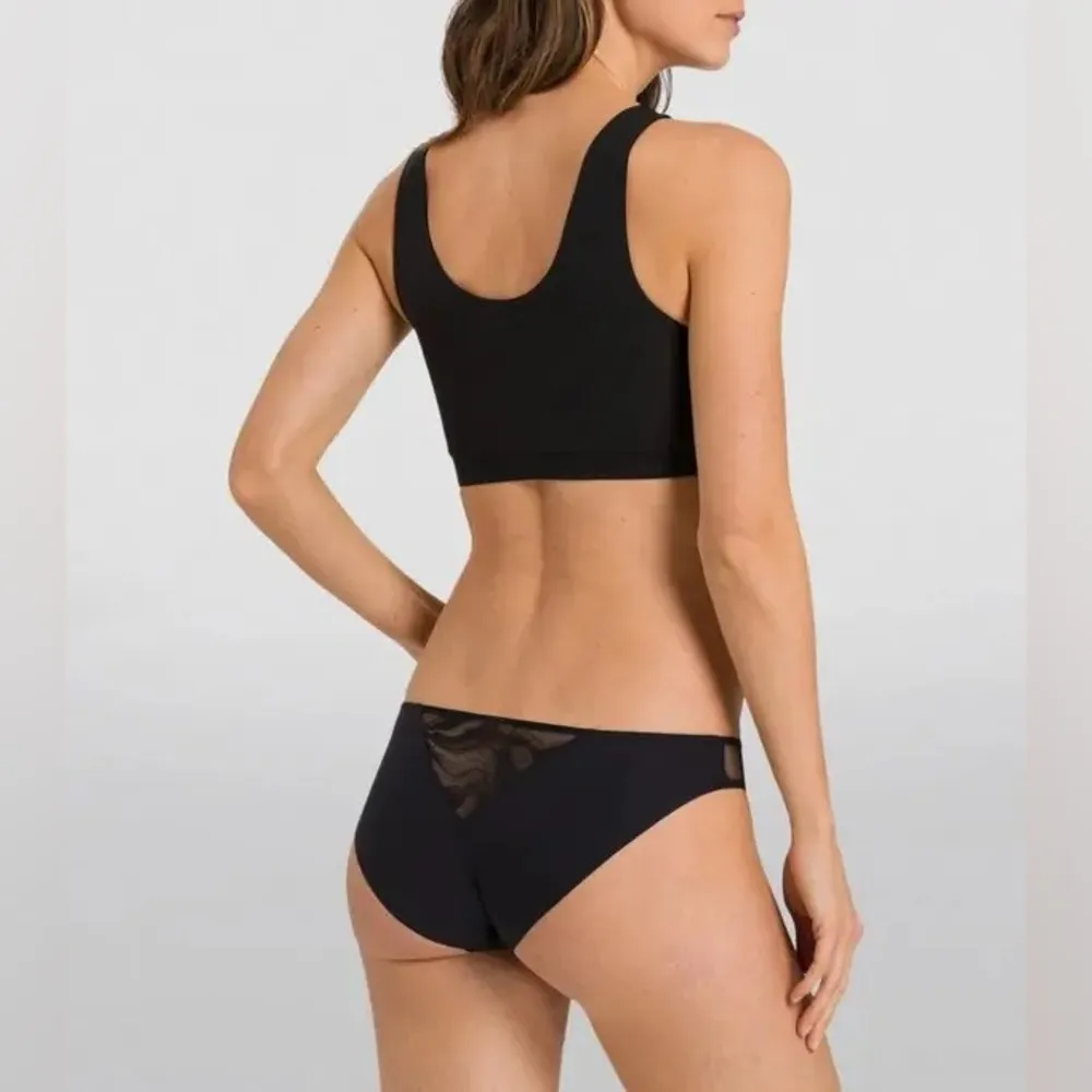 Hanro Blanca Crop Top Black Size XS - Image 4