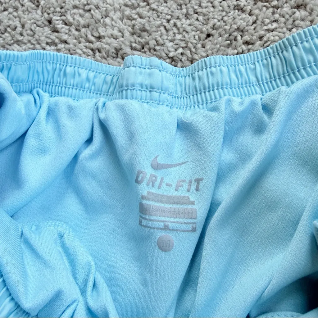 Women’s Nike Tempo Shorts Light Blue Purple Size Medium - Image 3