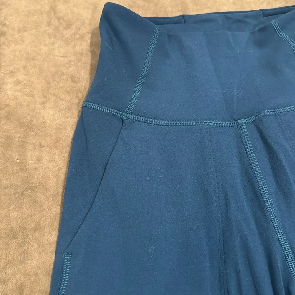 Lululemon Align Wide Leg crop pant. 21inches inseam. Color- teal. Size- 0 - Image 2