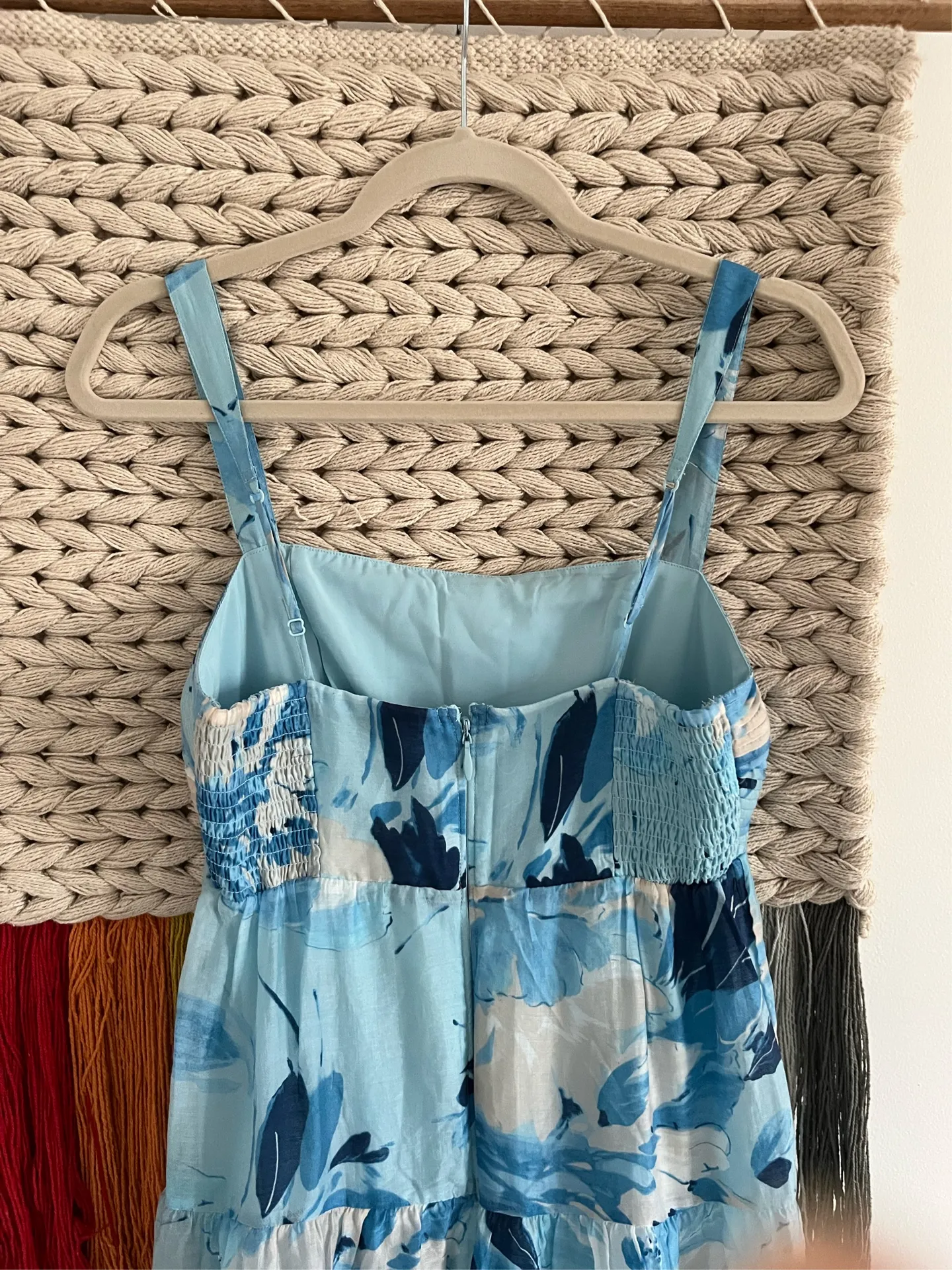 Abercrombie Blue Floral Maxi Dress - Image 6