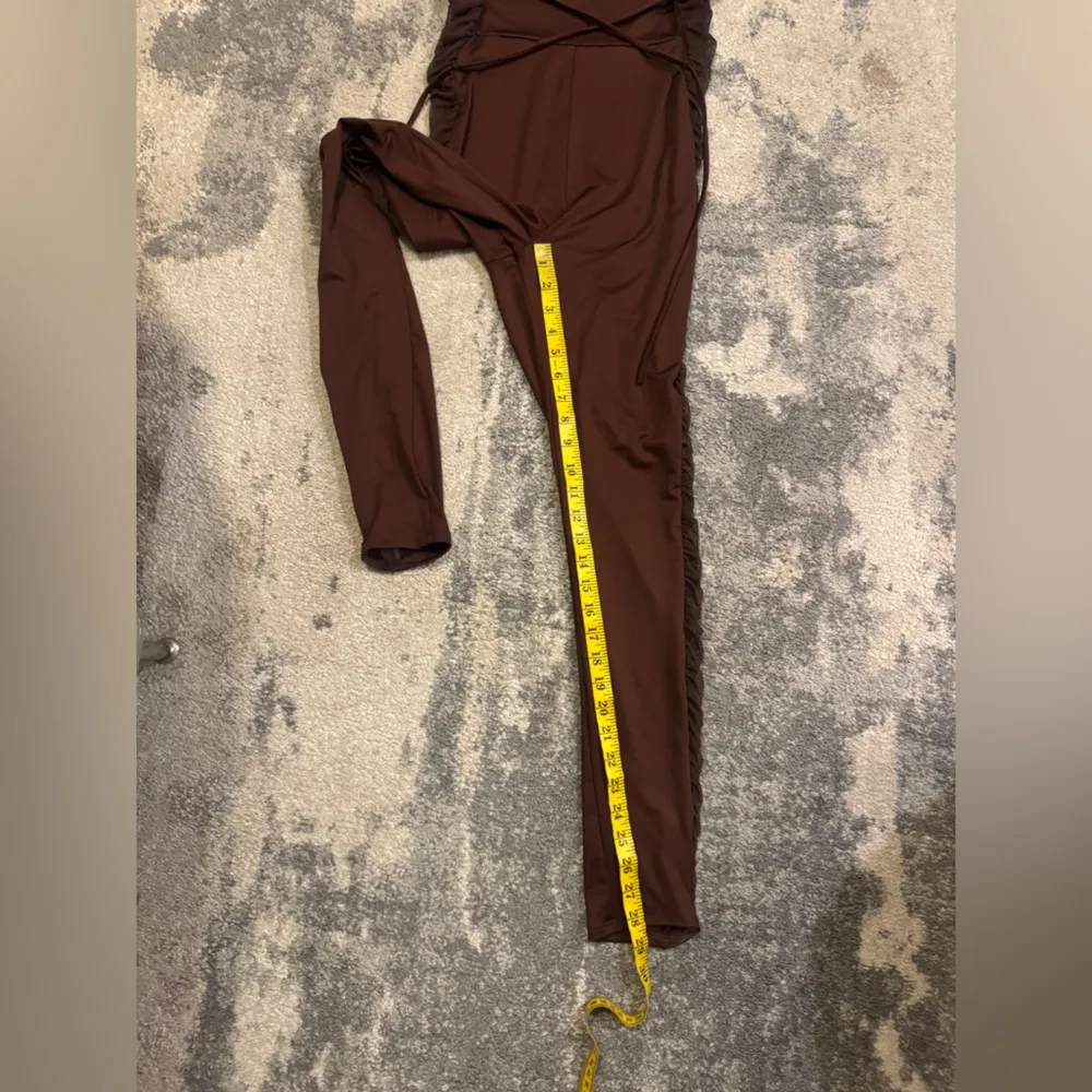 Uptown Brown Women's Jumpsuit Size L - Image 8