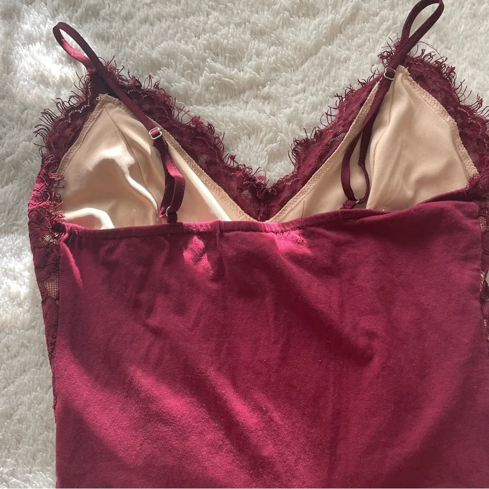 Forever 21  Lace Red Bodysuit - Image 2