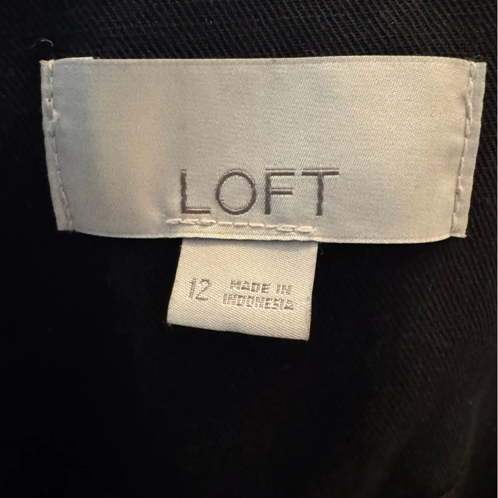 Loft Black Modern Blazer Jacket Women's Work Wear - Image 8