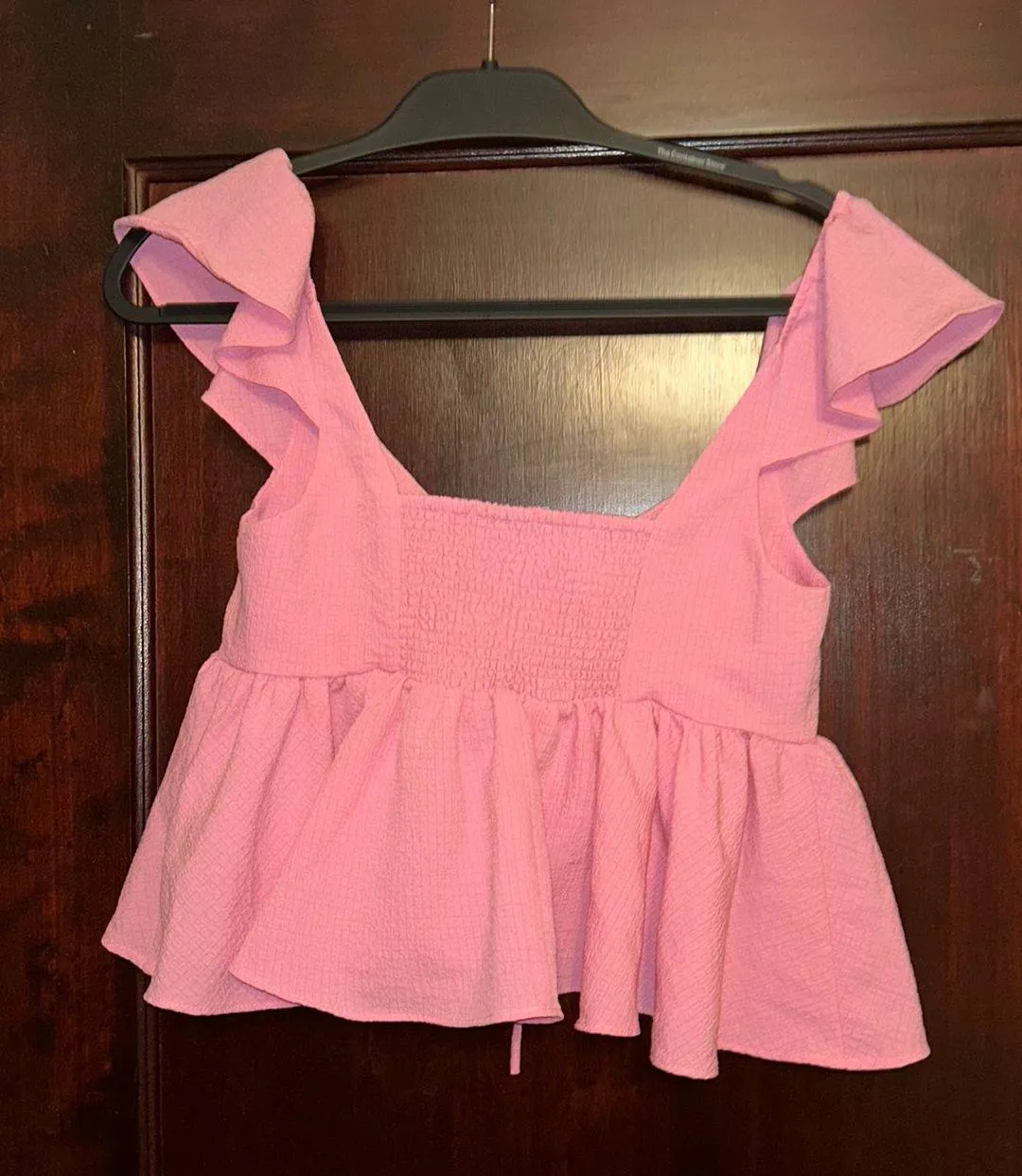  Pink Flowy Shirt - Image 3