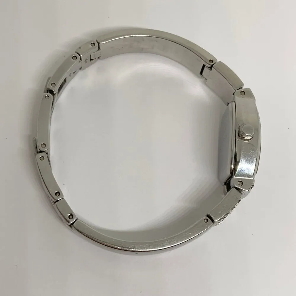 Fossil F2 16mm women’s quartz analog watch silver tone bracelet 6”-6.5” running - Image 8