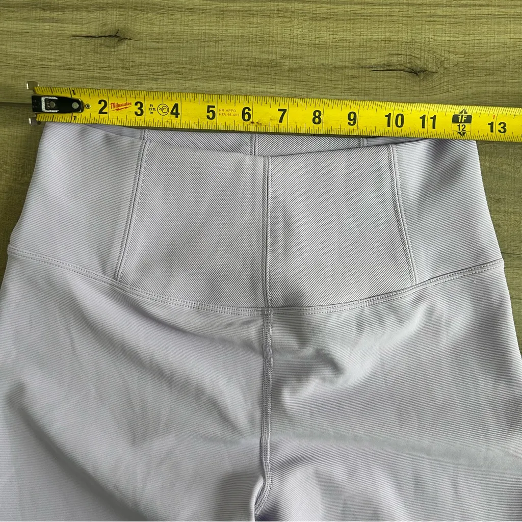 Offline by Aerie High Rise Ribbed Lavender Purple 23in Leggings NWOT L - Image 8