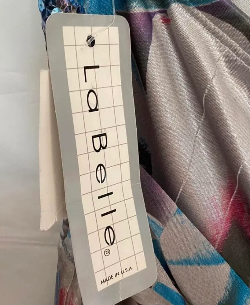 Sequin cocktail dress LA BELLE Womens Multiple - Image 9