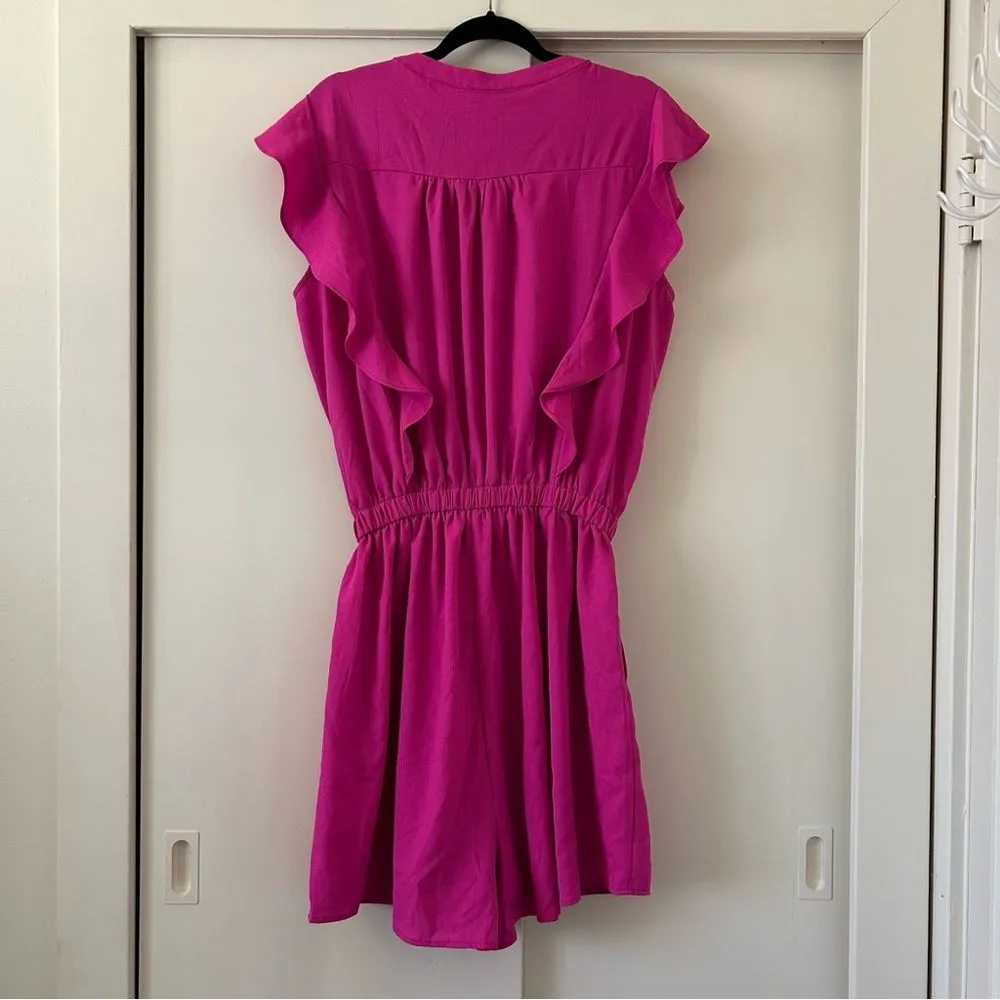 NWOT Andree by Unit Hot Pink Romper - Image 5