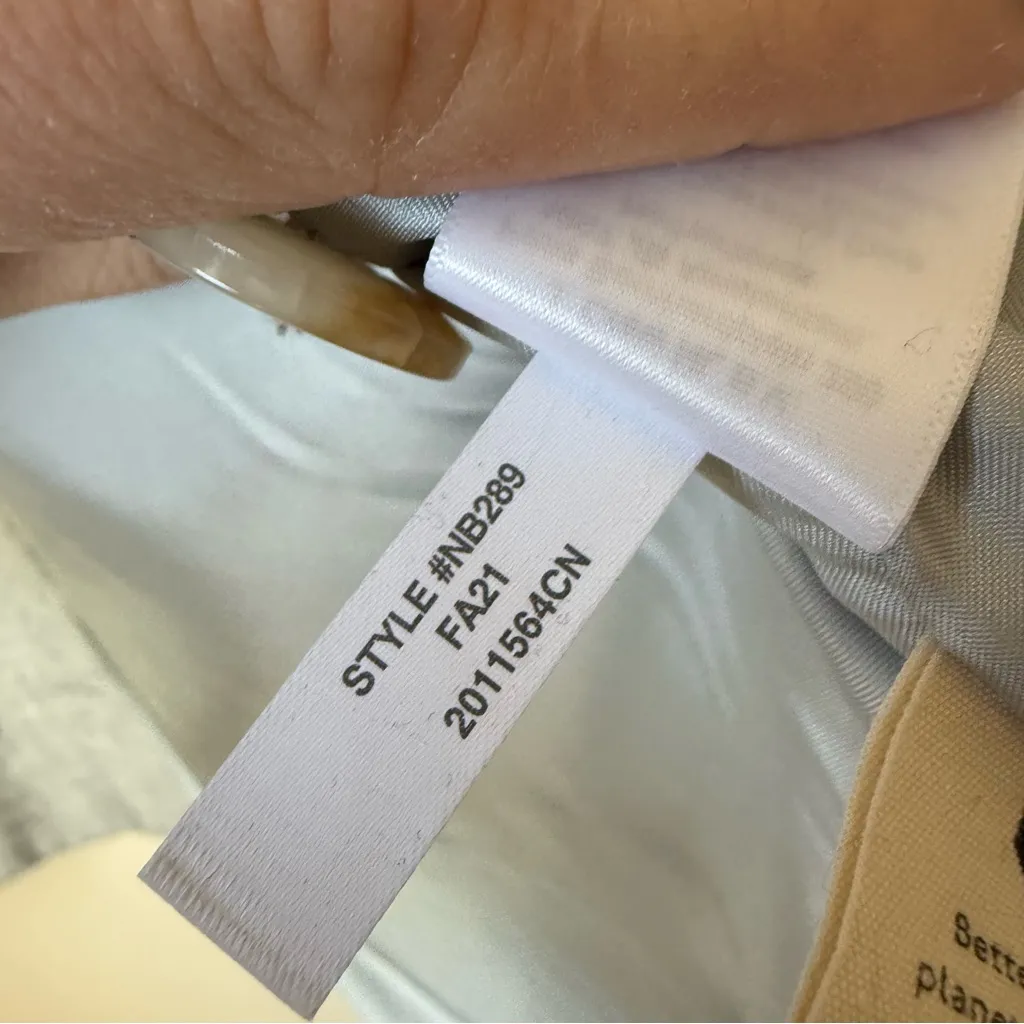 Madewell Belrose Shirt-Jacket Light Graphite Melange Size XL - Image 6