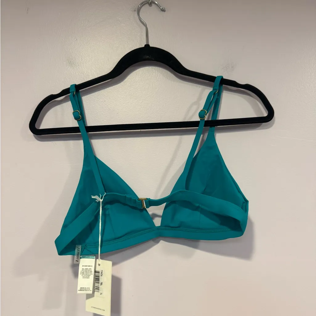 Blue NWT Vitamin A‎ triangle bikini swim top - Image 5