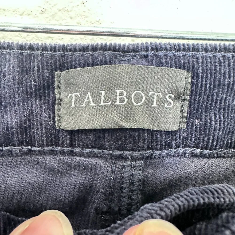 Talbots Navy‎ High Rise Corduroy Jegging NWT Size 22W Casual Fall Cozy - Image 7