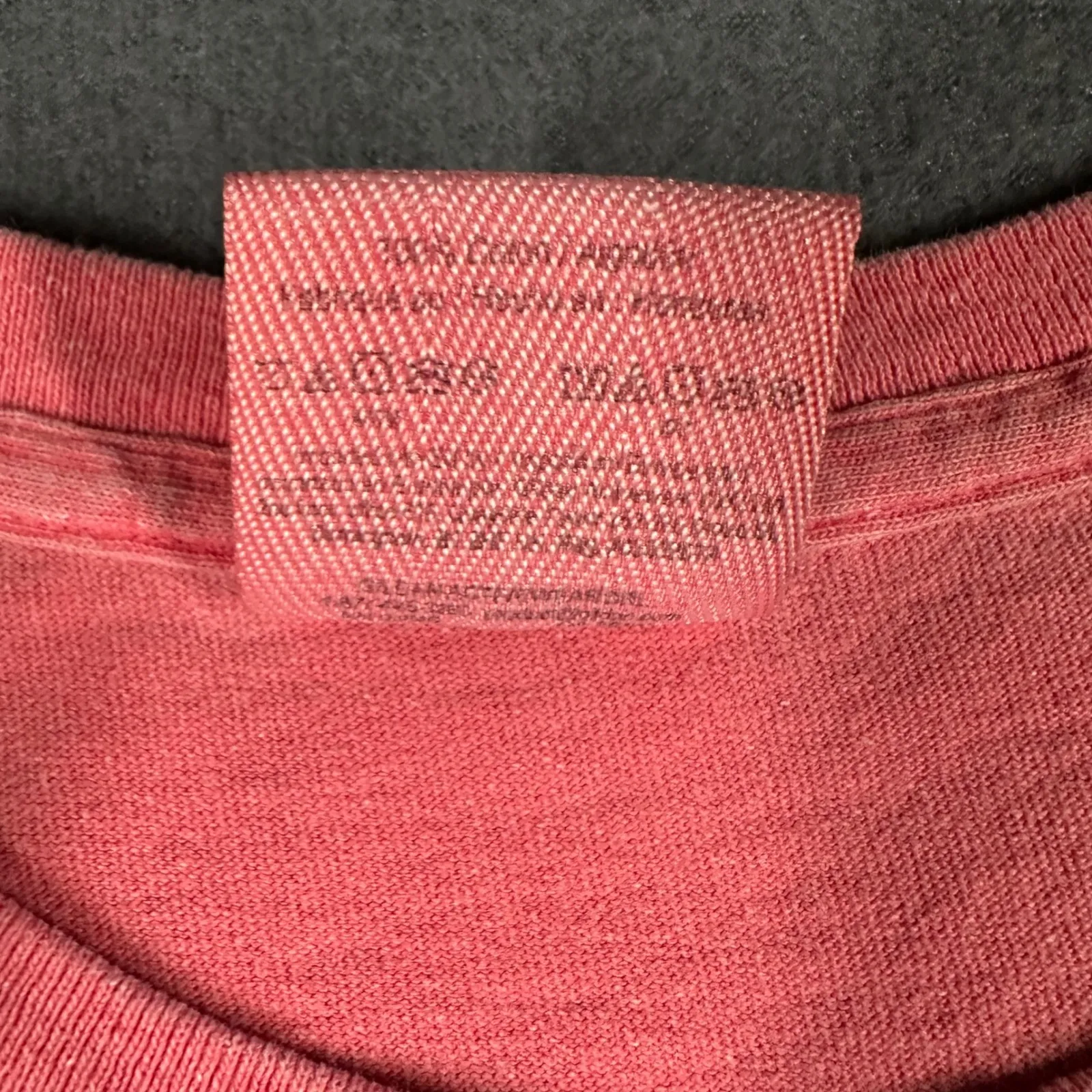 Orange Beach Graphic T-Shirt Large Coral Pink Cotton Crew Neck Casual Summer Top - Image 10