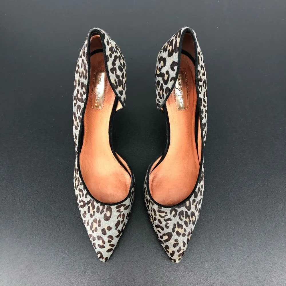 Halogen Leopard Print Heels Calf Hair Marlie D’Orsay Pumps - Image 7