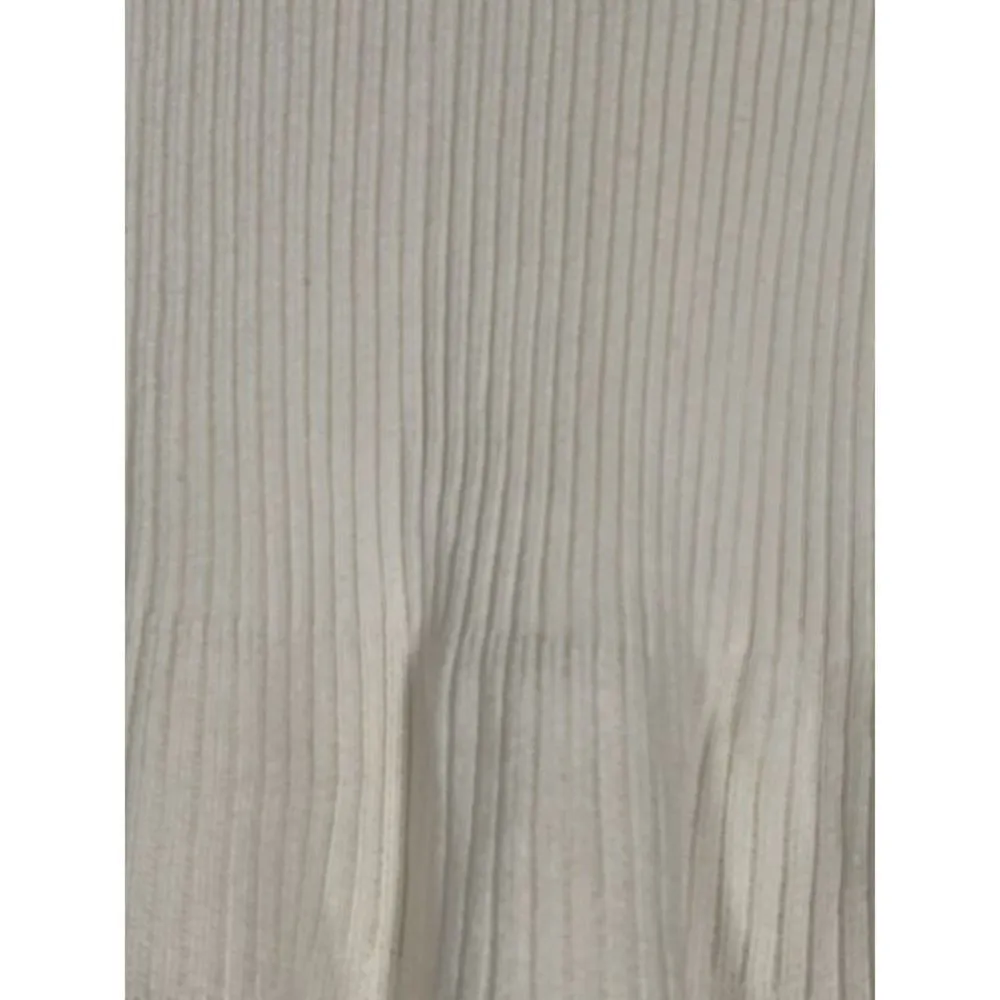 Free people solid gold rib knit mini skirt in ivory‎ size medium - Image 4