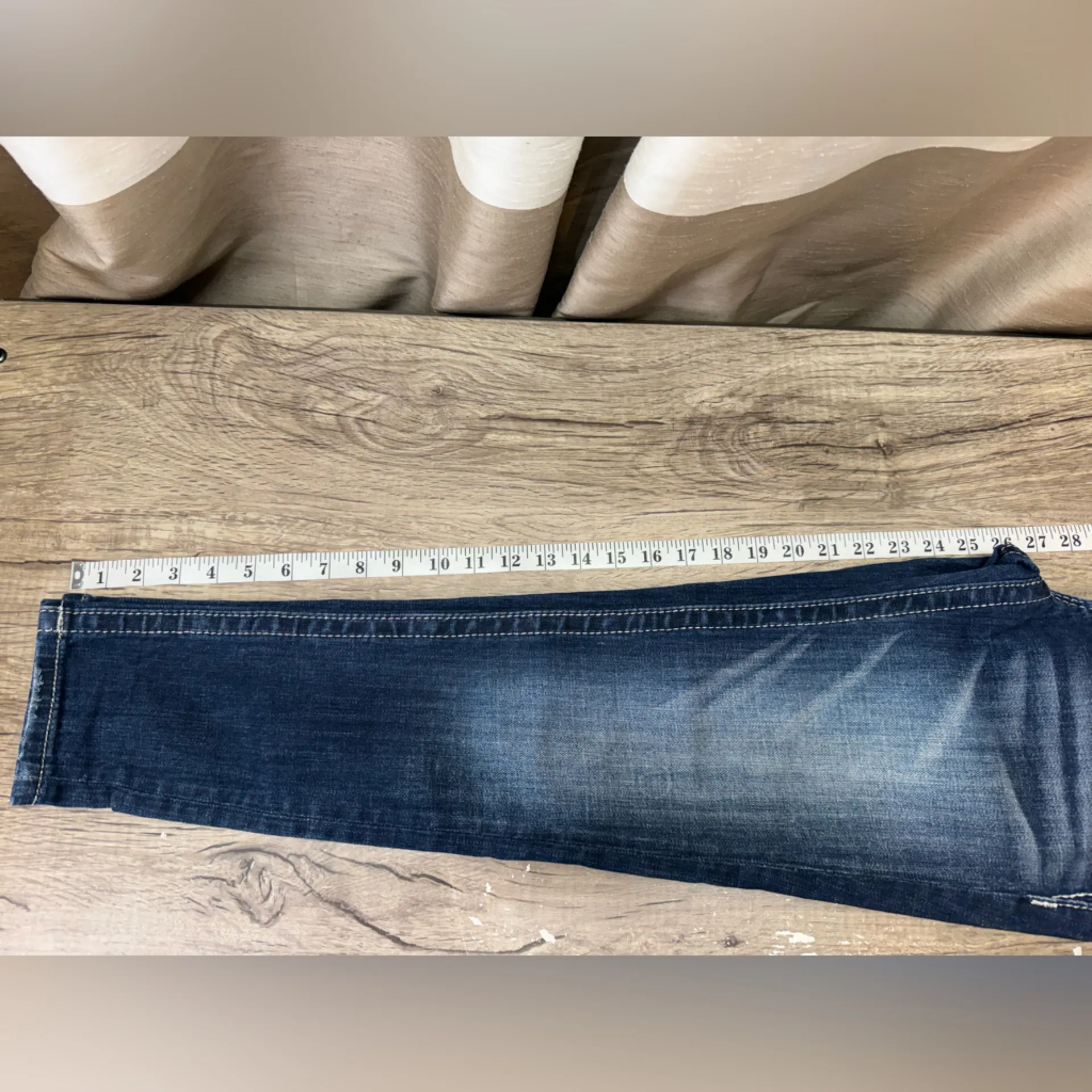 MISS ME Signature Skinny Crop  Colorful Jewel Embellished Jeans Size 25 - Image 6