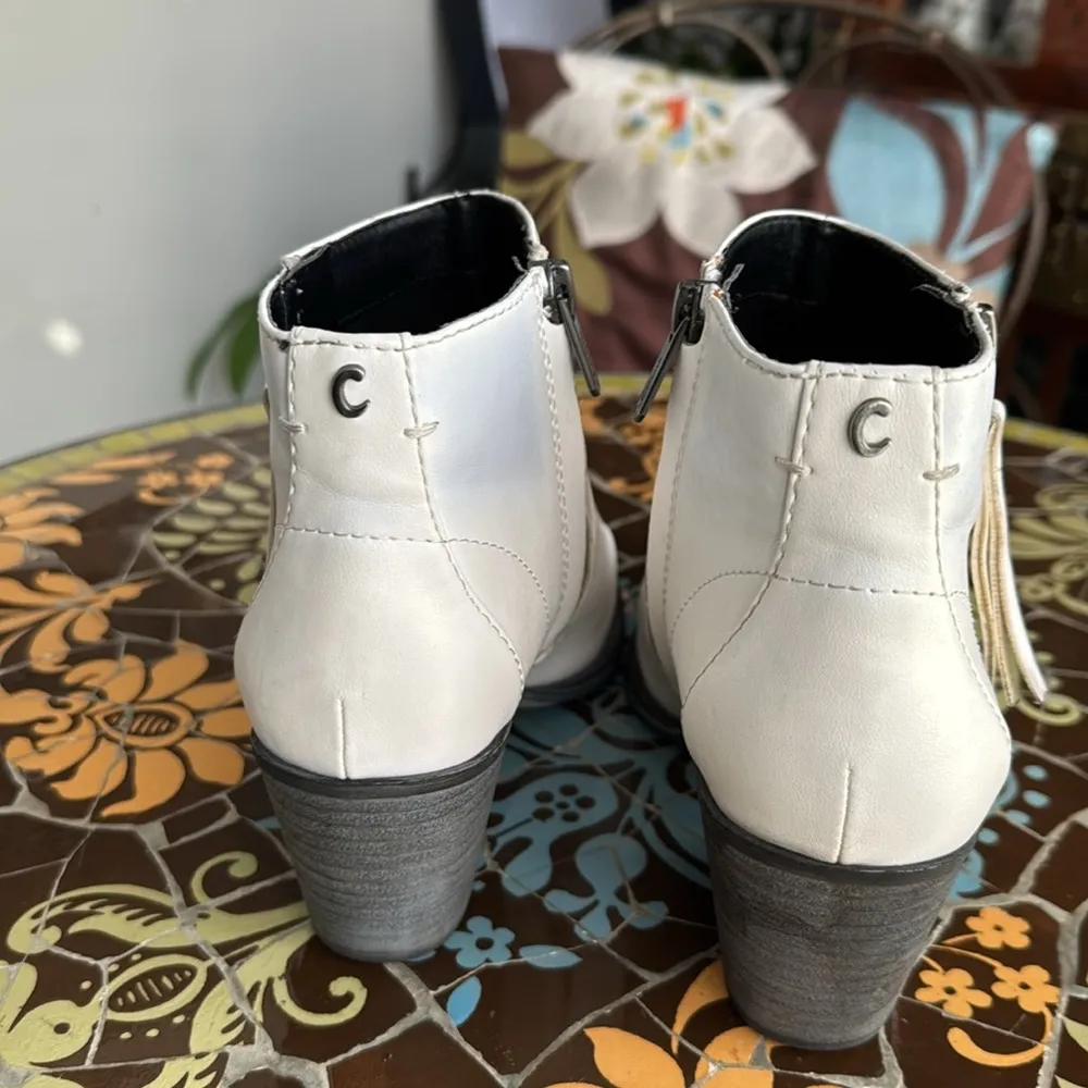 CIRCUS White Ankle Boots by Sam Edelman SZ: 7.5 - Image 5