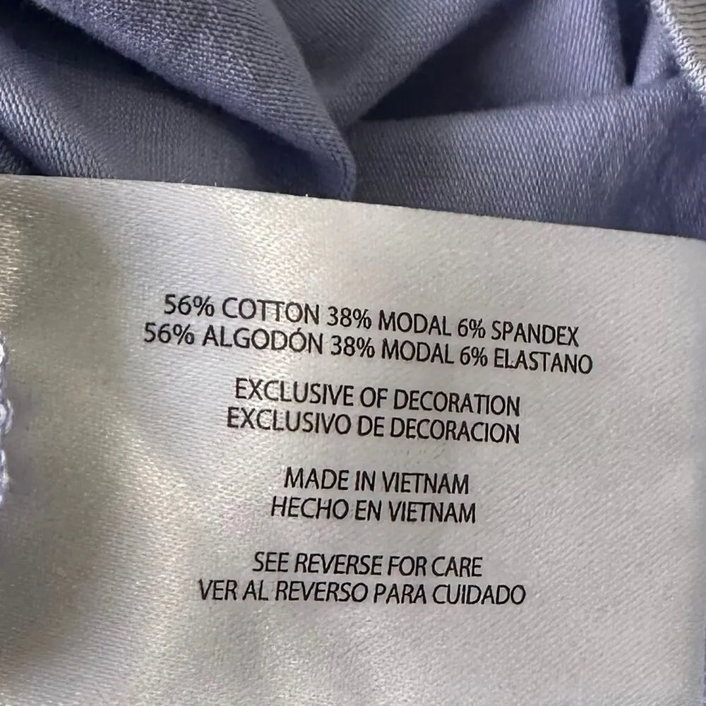 Banana Republic Purple V-Neck T-Shirt Women Basic Top Size Small | 50-43 - Image 3