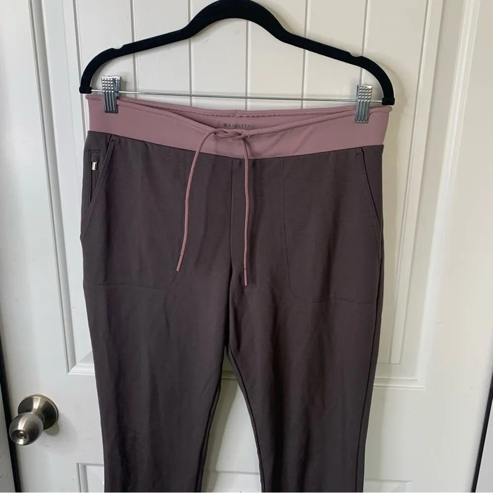 Athleta hermosa color block flare‎ legs pants size medium - Image 4