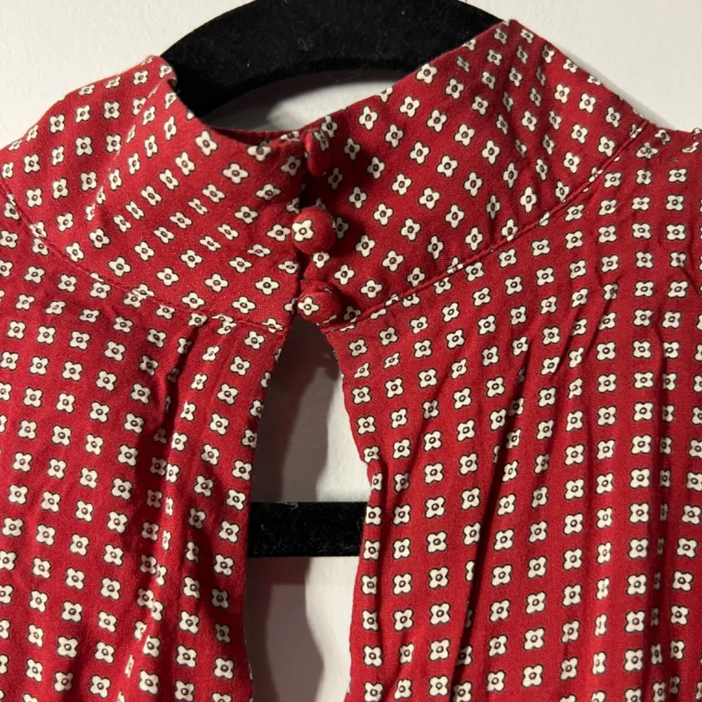 MAEVE Women's Red patterned jumpsuit SIZE 2 - Image 4