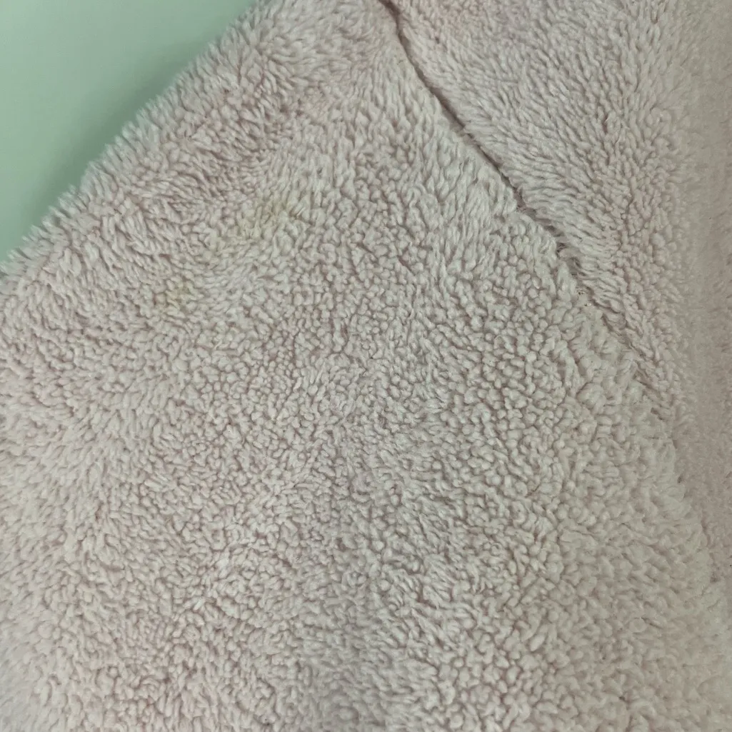 Tommy Hilfiger women’s pink bathrobe w/ white trim - Size L/XL - Image 3