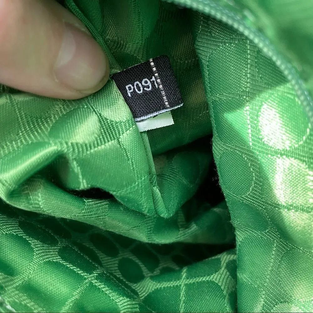 Kate Spade Classic Noel Daisy Shopper Tote Bag Jacquard Black Cream Patent Trim - Image 13