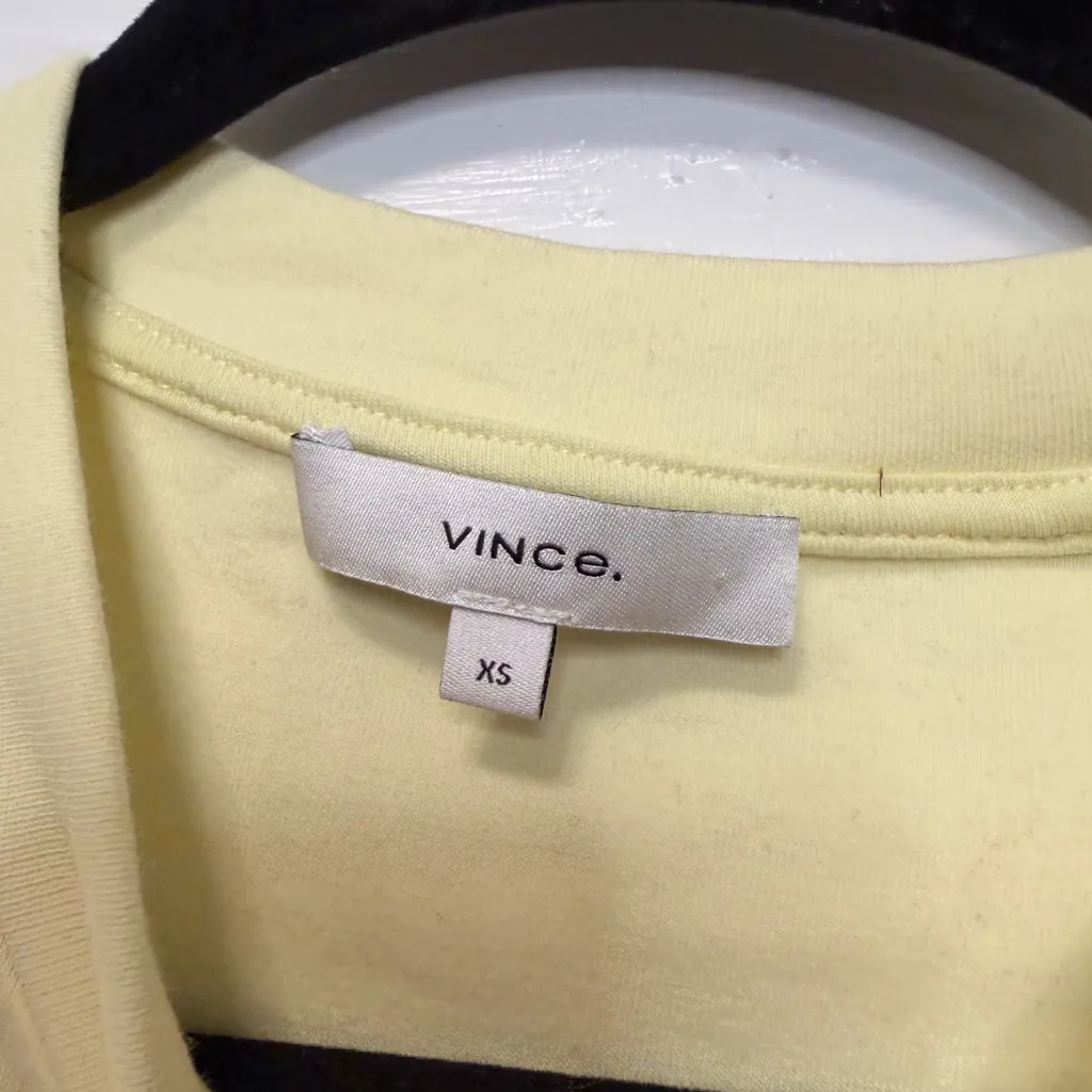 Vince Butter Yellow Crewneck Pullover Size XS - Image 2