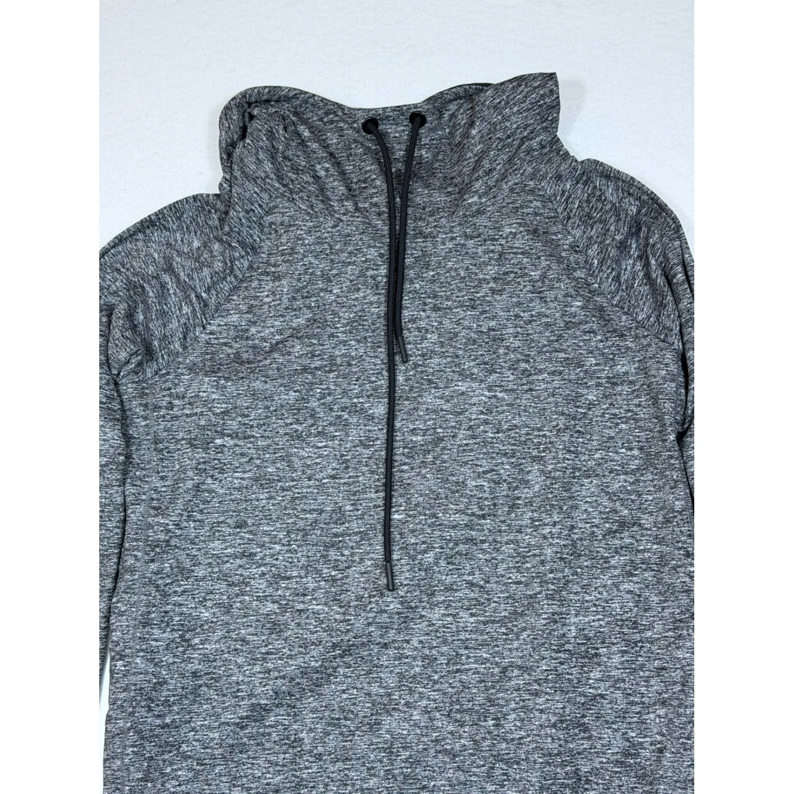 Athleta Women's Gray Heathered Cowl Neck Hooded  Pullover Top Size S - Image 7