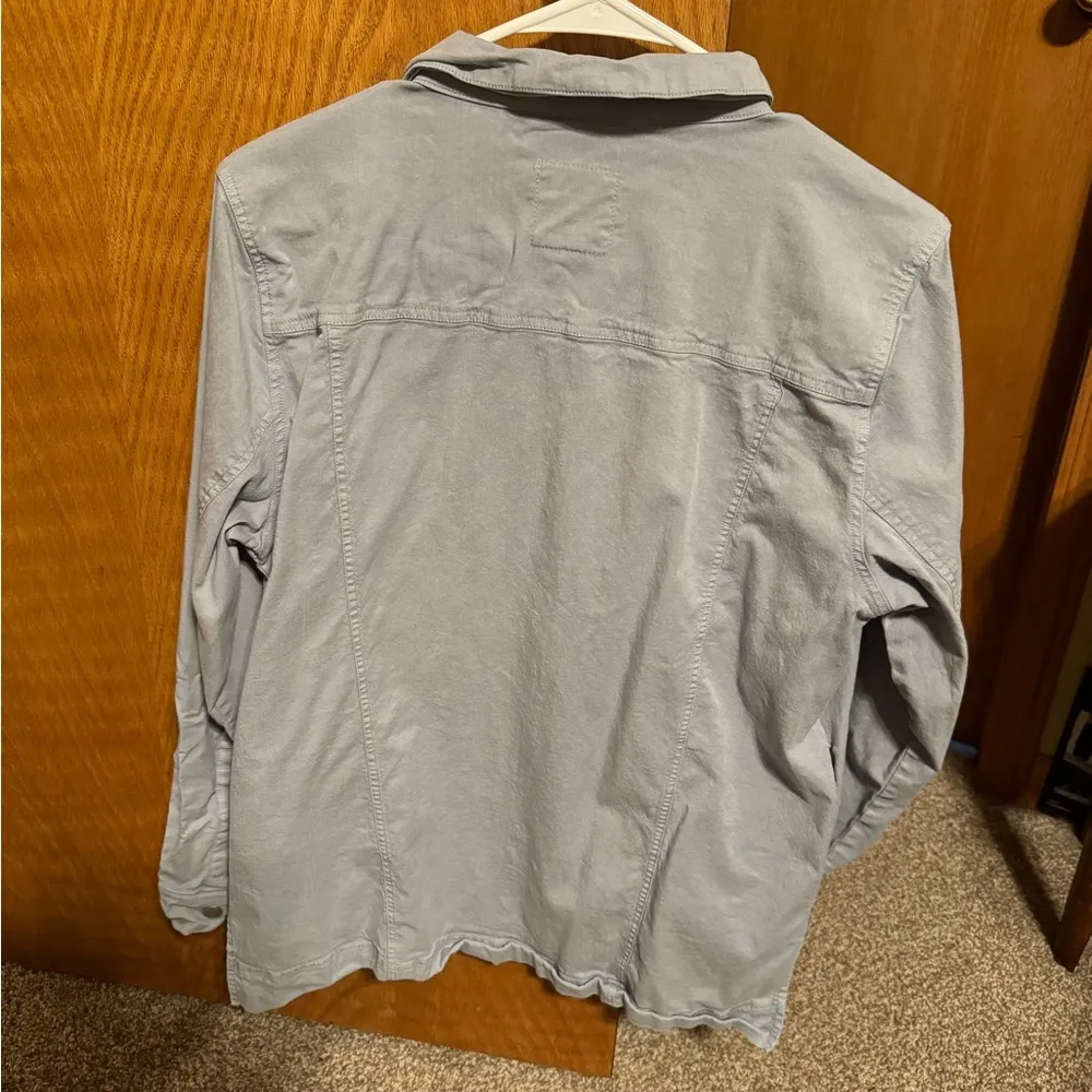 Chaser  chambray long sleeve button up - Image 3