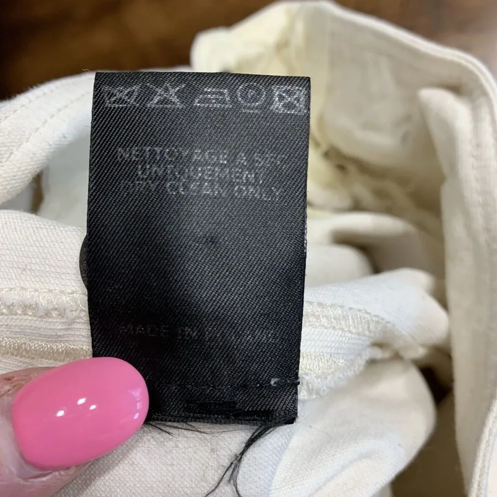 Isabel Marant Size 38 6 M Pants Lyre Flat Front Mid Rise Flare Crop Front Seam - Image 9