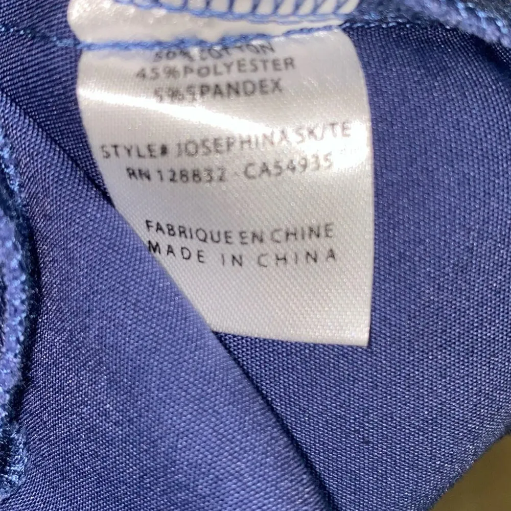 Tessori Josephina Navy Blue Pleated High Waist A - Image 4