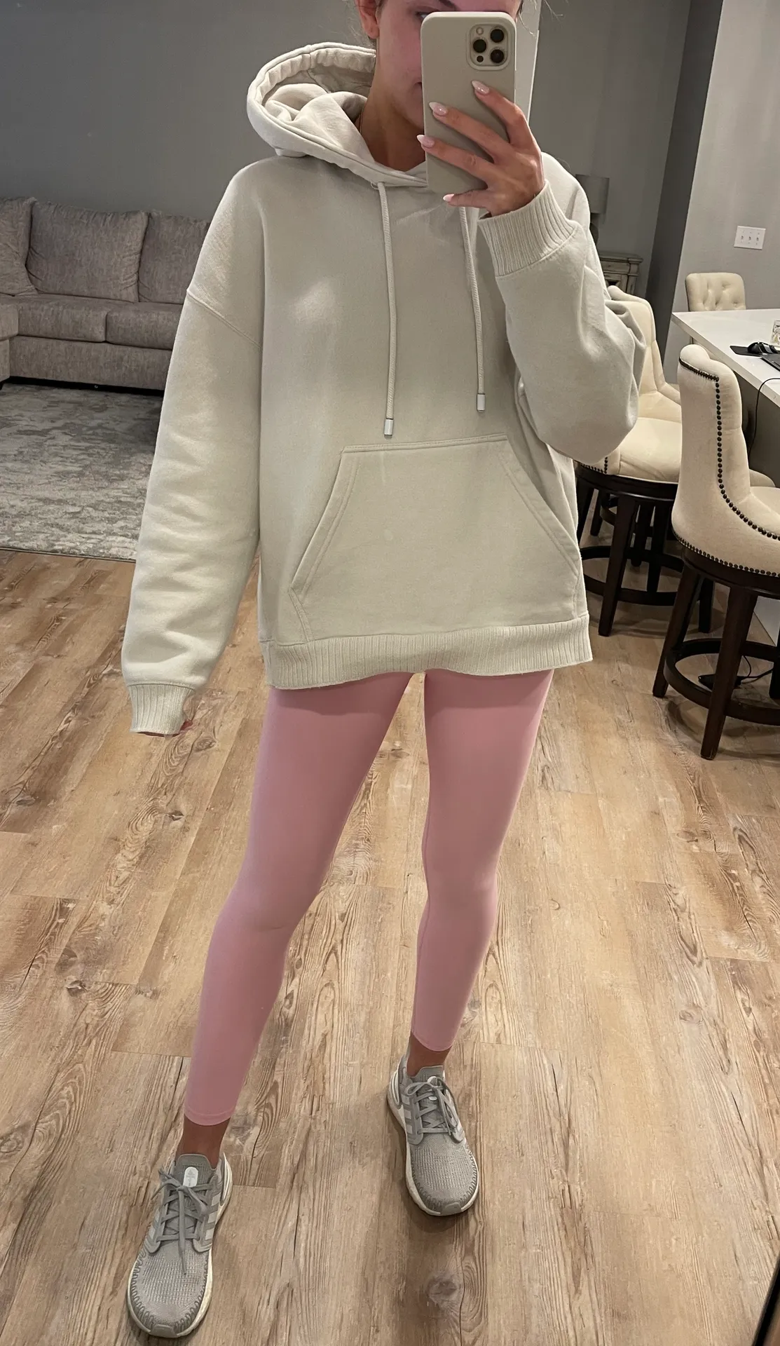 ZARA Cream Hoodie - Image 3