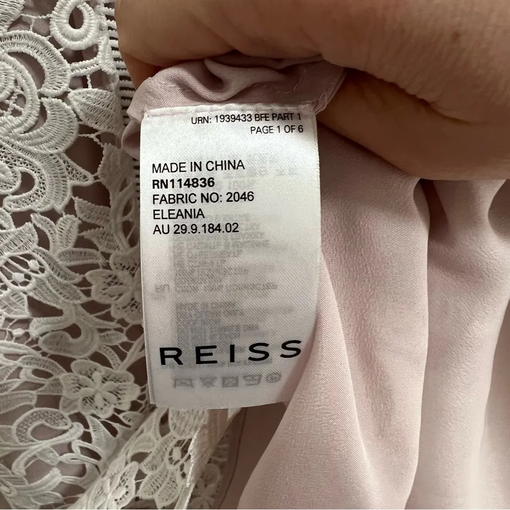 NEW NWT  Eleania Lace Fit & Flare Open Back Dress In Off White/Ash - Image 13