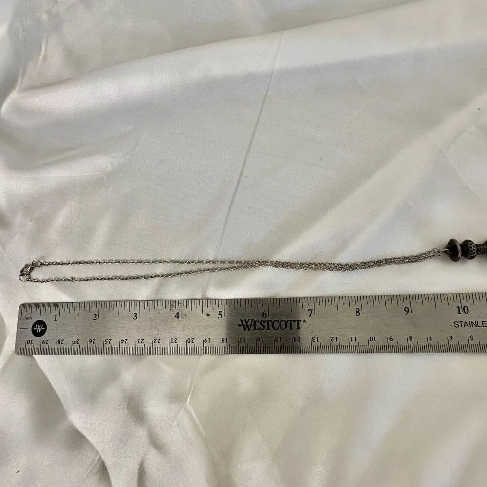 Magic wand grey pendant necklace Gray - Image 6