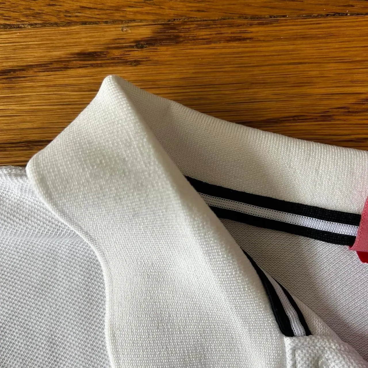 Nike White Cropped Polo - Image 5