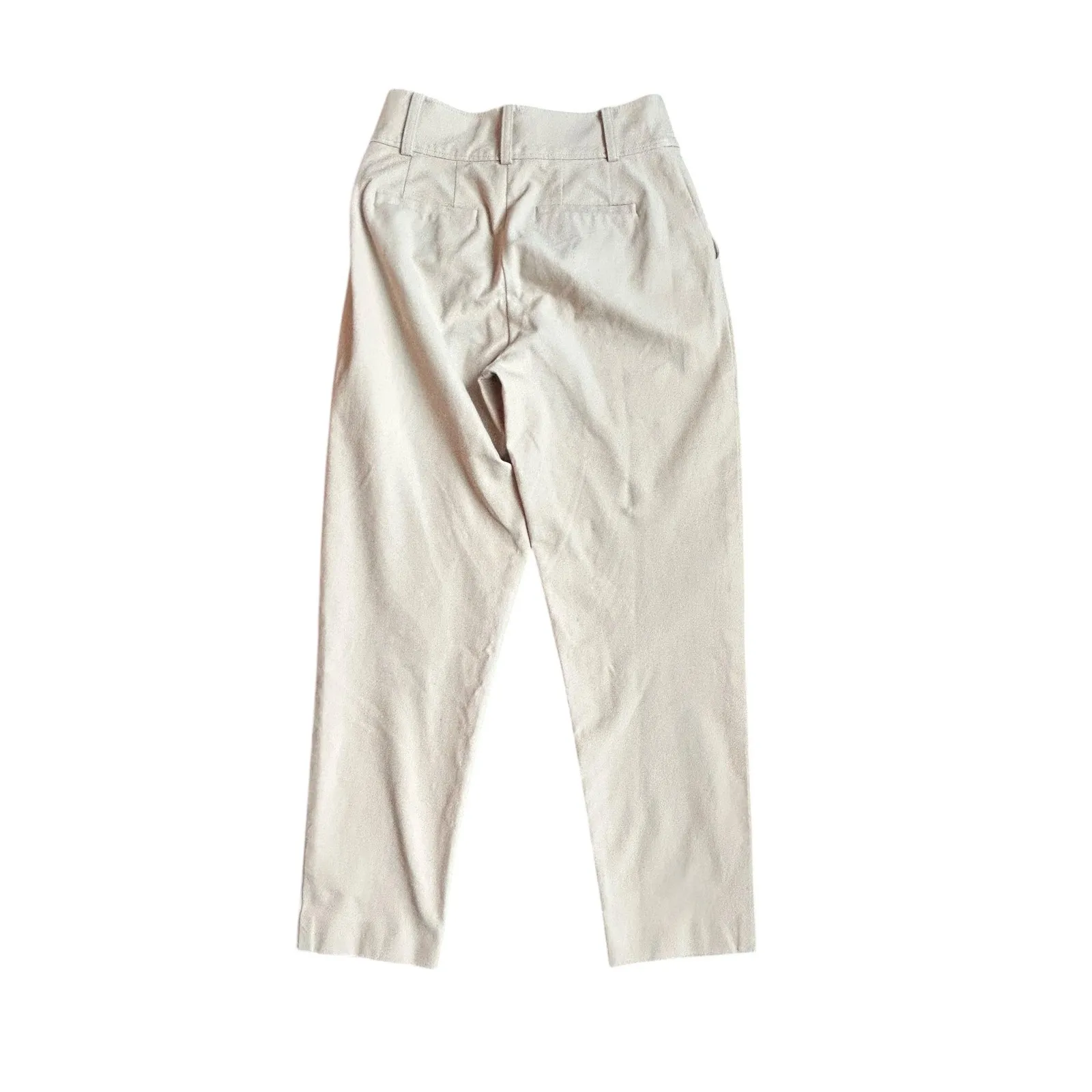 Derek Lam 10 Crosby Leonie Tapered Cropped High Waisted Pleated Pants Size 4 Tan - Image 10