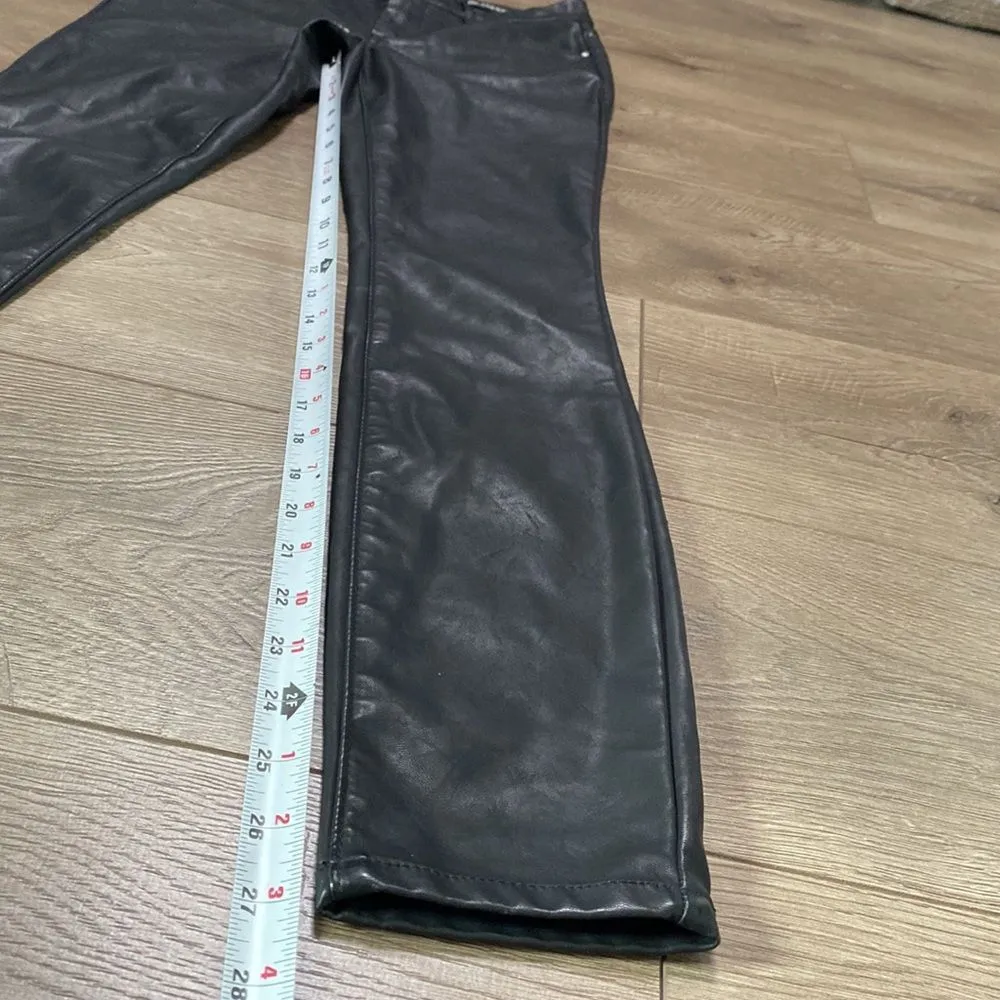 Blank‎ NYC The Bond Faux Leather Mid Rise Skinny Pants Size 24 - Image 10