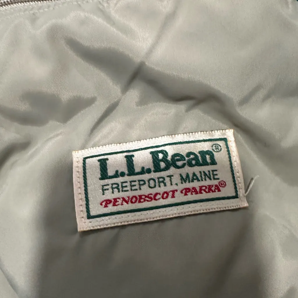 VTG 80s LL Bean Womens Down Filled Puffer Jacket Parka Ski Coat Teal Blue. Blue Size XL - Image 11