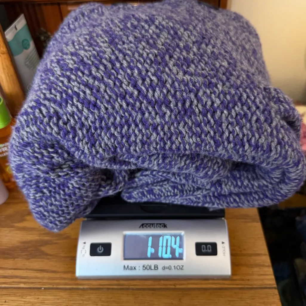 American Eagle Outfitters Wool Blend Button Down Sweater Large Juniors Purple - Image 11